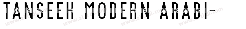 Tanseek Modern Arabi字体转换